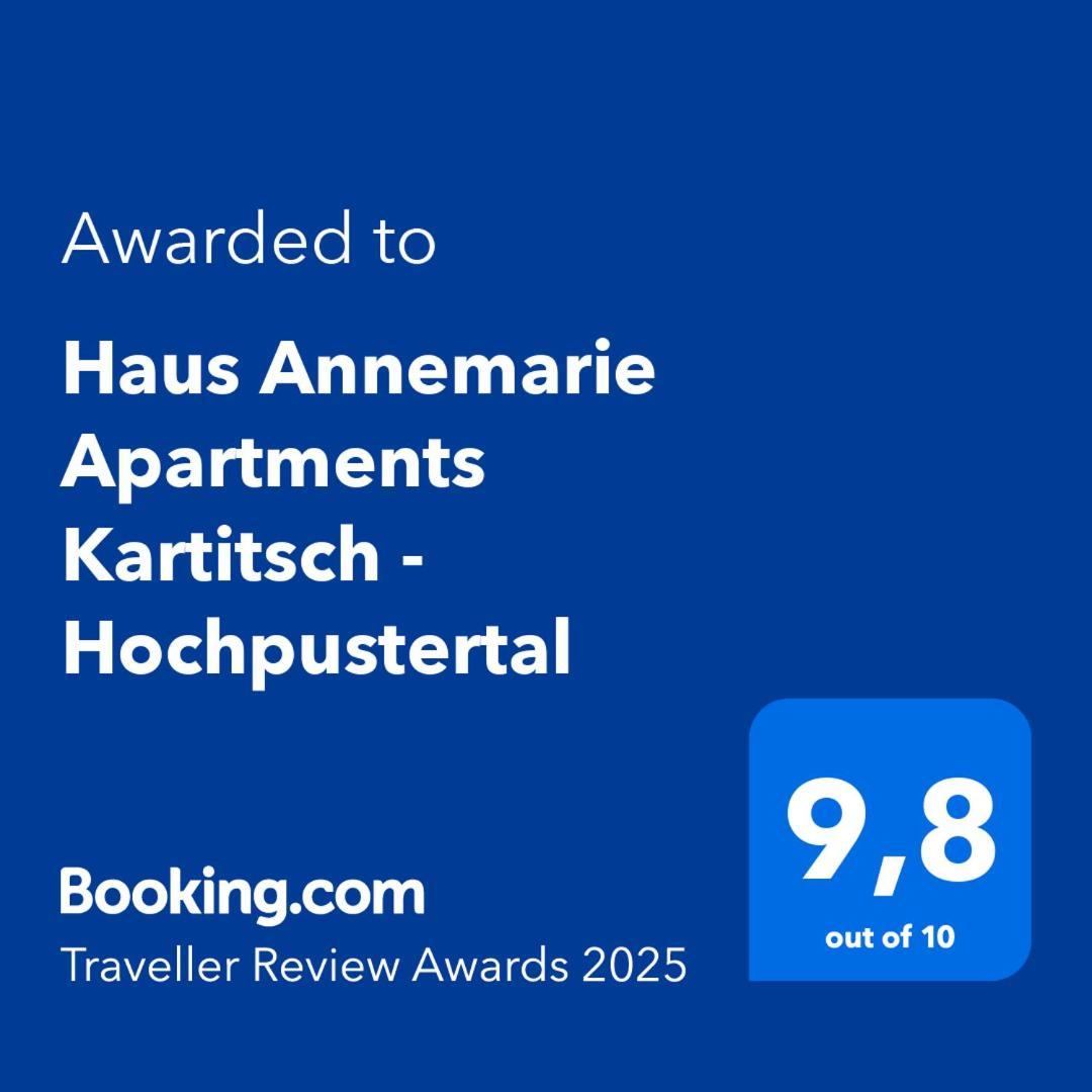 Haus Annemarie Apartments Kartitsch - Hochpustertal Extérieur photo